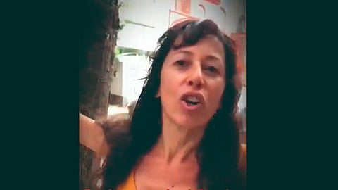 "Cortar un árbol es de ignorancia", dijo la pareja (Foto: captura/@ARHipodromo)