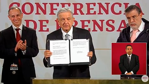AMLO refirió que con los presidentes anteriores hubo concentración desmesurada de la riqueza (Foto YouTube: captura de video/Gobierno de México)