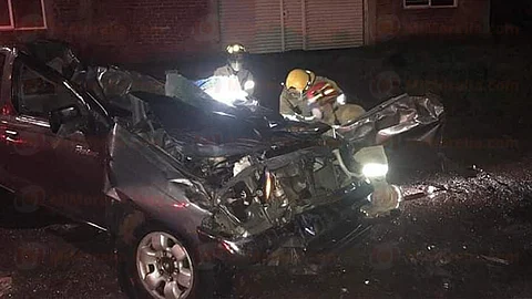 El accidente fue a la altura de la comunidad de Iratzio (Foto: Red 113)
