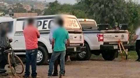 Hasta el momento el occiso permanece en calidad de desconocido (Foto: RED-113)