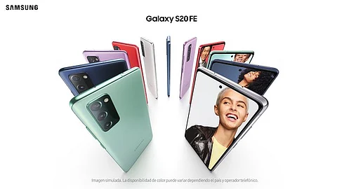 Los colores disponibles son Blanco, azul, naranja, lavanda, verde, rojo (Imagen: Twitter samsung mobile)