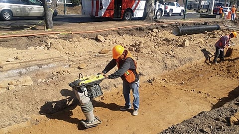 Solo falta culminar la intervención de las laterales de la avenida Francisco I. Madero (Foto: morelia.gob.mx)