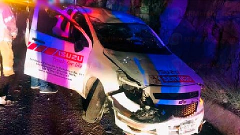 Se dio a la altura de la Tenencia Morelos (Foto: RED 113)