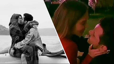 En la velada romántica lucieron muy enamorados los cantantes (Foto IG: Nodal)