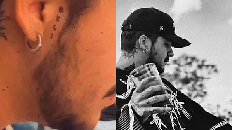 Nodal se arrepiente y borra uno de los tatuajes en honor a Belinda