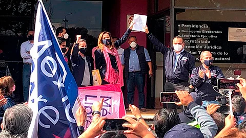 México Libre se ha proclamado como oposición al gobierno actual (Foto: TW/ @MexLibre_PueOf)