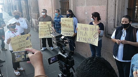 Trabajadores advirtieron que de no tener una respuesta inmediata organizarán distintas acciones como marchas y toma de instalaciones (Foto: Aned Ayala)
