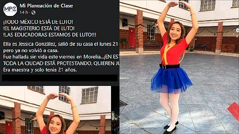 El cuerpo de Jessica fue encontrado el pasado viernes (Foto FB: Mi Planeación de Clase/Cristo Villaseñor)