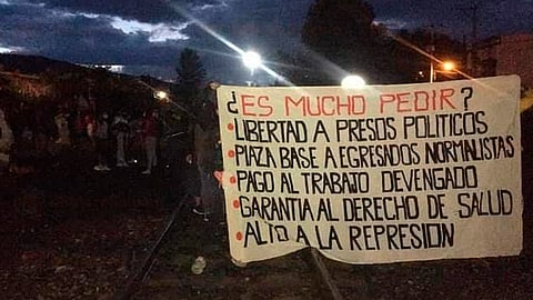 Durante varios días lo jóvenes se han manifestado para que autoridades resuelvan sus demandas