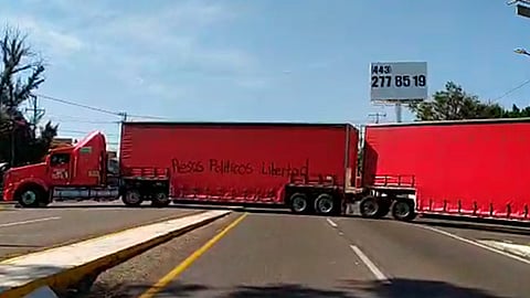 El grupo se dirigiría a Palacio de Gobierno (Fotograma)