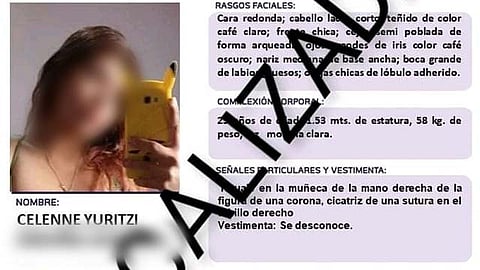 La joven fue reportada como desaparecida el 12 de junio del presente año (Foto: RED-113)