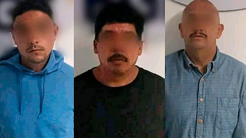 Álvaro Alonso L., Juan Manuel P. y Francisco Salvador J. son conocidos como "Los cuatreros" (Foto: RED-113)