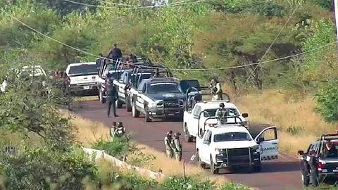 Los cadáveres fueron trasladadas al Servicio Médico Forense para practicar la necropsia de ley y determinar las causas de muerte (Foto RED 113)