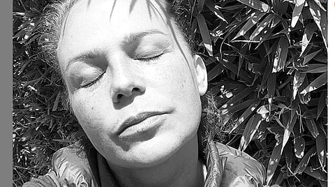 La actriz compartió que hacía un postre cuando se dio cuenta que la virgen se le apareció (Foto Instagram: sabinocaro)