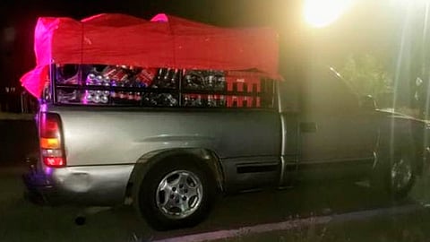 La SSP logró ubicar el primer vehículo cuando circulaba sobre la avenida Acueducto (Foto: cortesía)