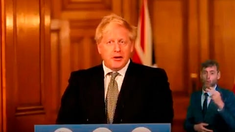 Reino Unido registra más de un millón de casos acumulados de Covid-19 (Foto: TW/ @BorisJohnson)