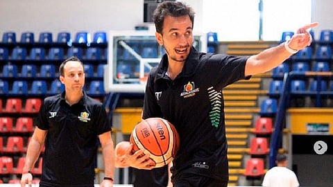 Casalánguida comentó que en este caso la LNBP velan por cuidar la salud de entrenadores, staff y jugadores de los equipos (Foto IG: Nicolás Casalánguida)