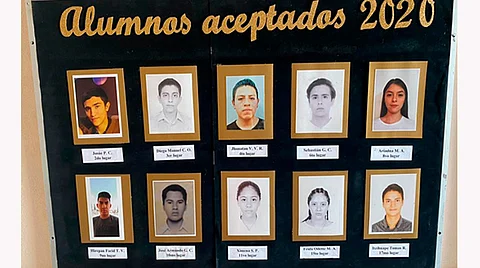 También se expusieron cuadros de honor de todos los que quedaron en las diferentes universidades y tecnológicos (Foto: Cortesía)