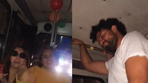 En el video se aclaró que, aunque el festejo se realizó en plena pandemia, se invitó sólo a siete personas (Foto: captura TW/ @Tonno_EC)