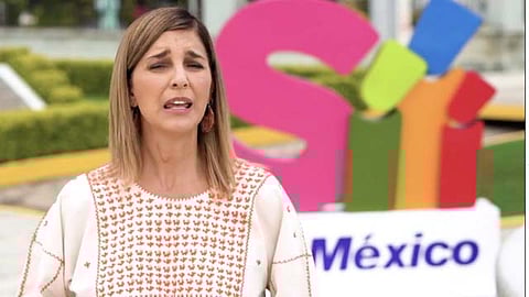 La actriz Claudia Ramírez explicó que "Sí Por México" es una comunidad de organizaciones civiles y ciudadanos (Foto Facebook: Sí Por México)