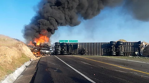 Aún no se detalla si hay víctimas tras el percance (Foto: Cortesía)