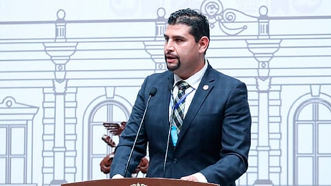 El mensaje institucional estuvo a cargo del perredista Octavio Ocampo (Foto: cortesía)