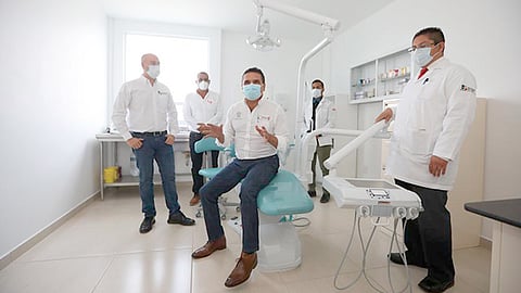 El Centro de Salud de Penjamillo contarán con servicios de salud dignos y de calidad, aseguró Silvano Aureoles (Foto Cortesía)