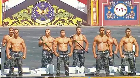 Usuarios los compararon con Action Man (Foto: captura TW/@egyprojects )
