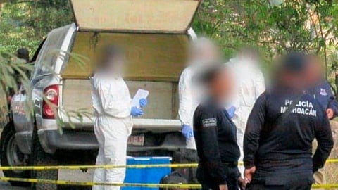 Los cuerpos presentan lesiones de arma blanca en el cuello (Foto: RED 113)