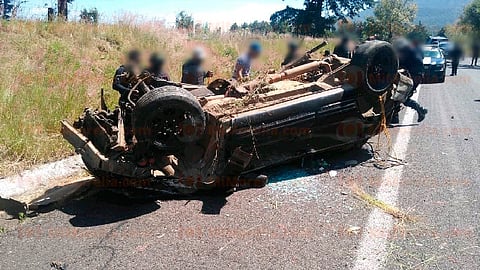 El accidente ocurrió este martes, aproximadamente a la altura de kilómetro 47+700 (Foto: RED-113)