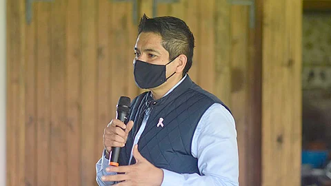 El diputado acordó lograr una alianza con productores agrícolas y empresarios, para lograr una nueva realidad en Michoacán (Foto Cortesía)