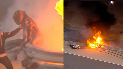 El piloto fue trasladado al hospital para descartar lesiones internas (Foto: TW/ @F1)