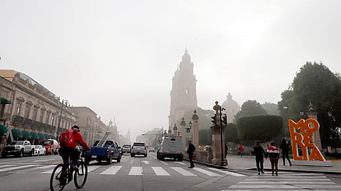 Frente Frío 17 mantendrá bajas las temperaturas y lluvias para Morelia