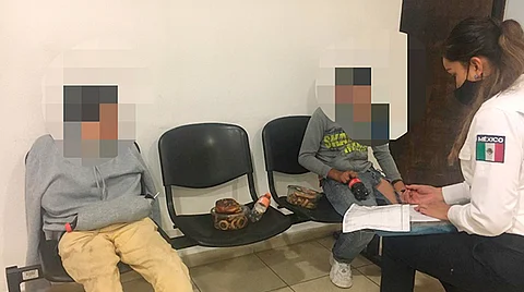 Fueron puestos a disposición de la Fiscalía de Personas Desaparecidas, a fin de que investigue y descarte algún tipo de violencia o abuso (Foto Cortesía)