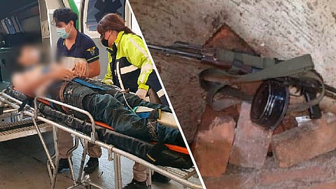 Por lo menos ocho viviendas resultaron con impactos de proyectil de arma de fuego de grueso calibre (Foto: Red 113)