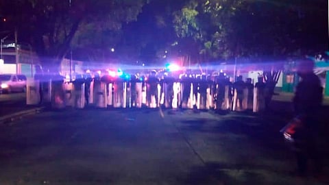 El evento concentraba 150 personas, número no permitido para realizar eventos debido a la contingencia (Foto: Cortesía)