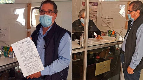 El documento fue depositado ante el Tribunal de Conciliación y Arbitraje por el secretario general del STASPE, Antonio Ferreyra (Foto Facebook: