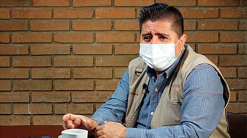 "Mi compromiso es con el pueblo de Michoacán y no vamos a utilizar este espacio que considero importante como trampolín político”: Roberto Pantoja (Foto: MiMorelia.com)