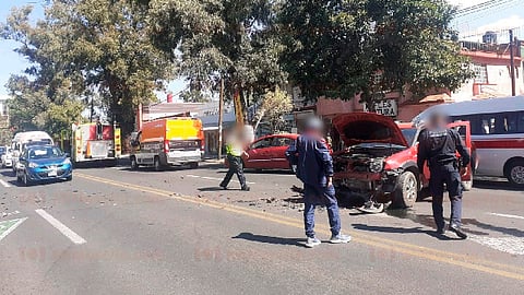 Los carros siniestrados fueron llevados a un corralón (Foto: RED-113)