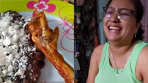 Novio le pide matrimonio con anillo escondido en una patita de pollo