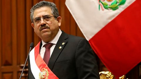 Manuel Merino anunció que su renuncia es irrevocable (Foto: TW/ @congresoperu)