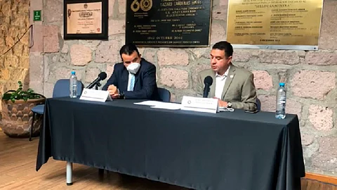 "Hacer un llamado a los diputados (…) para que en conjunto encontremos la forma de incrementar los ingresos en el 2021”: empresarios (Foto FB: captrua de video/Canacintra Morelia)