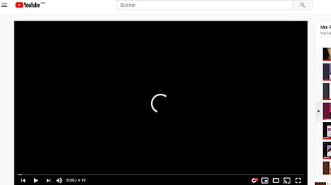 La aplicación empezó a fallar poco después de las 6:00 de la tarde de este día (Foto: Captura de pantalla)