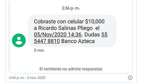 En las redes algunos usuarios compartieron capturas de pantalla sobre la recepción del monto (Foto: Captura de pantalla)