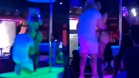 «Hay matrimonio, hay matrimonio, hay matrimonio», se escucha decir al presentador del club nocturno (Foto: captura Twitter @BancoPok3mon)