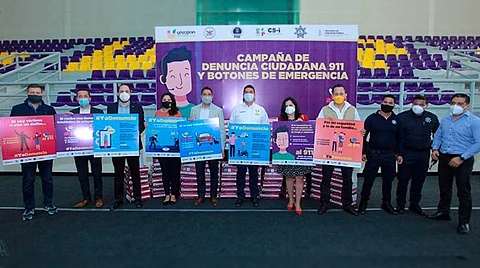 La campaña de prevención está diseñada para construir la paz y reforzar el tema de seguridad en el municipio de Uruapan (Foto Cortesía)