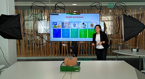 Escucharon la exposición de la especialista Verónica Arreola, sobre las reformas a la Ley de Protección de Propiedad Intelectual, y aspectos generales de cómo posicionar una marca (Foto Cortesía)