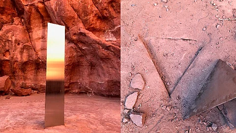 Desaparece monolito que encontraron en el desierto de Utah, en EU