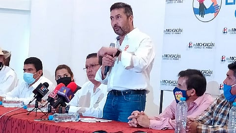 Báez Ceja se pronunció respetuoso de la normatividad electoral así como de las reglas establecidas en Morena (Foto: Sayra Casillas)