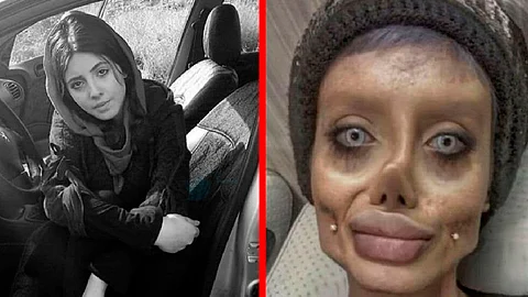 Es conocida por tratar de parecerse a la actriz Angelina Jolie (Foto Twitter: @Bhat_Aaqib_786 )